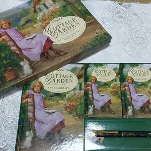 Vintage, NWOT, Romantic Garden Writing Collection with Lavender Theme